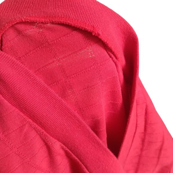 Women's Medium Vintage 70's Sleeveless V-Neck Knitted Womens Top Ribbed Textured - Picture 6 of 6